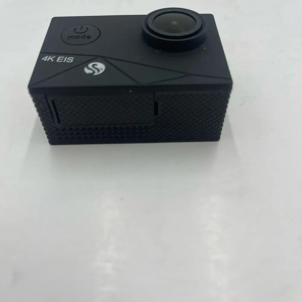 HLS Waterproof Action Video Camera 4K With 2 Batteries, Accessories, Case TESTED